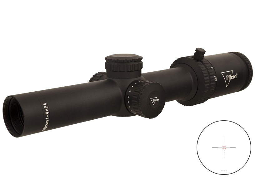 Trijicon Credo 1-4x24 Riflescope – BDC Segmented Circle Red