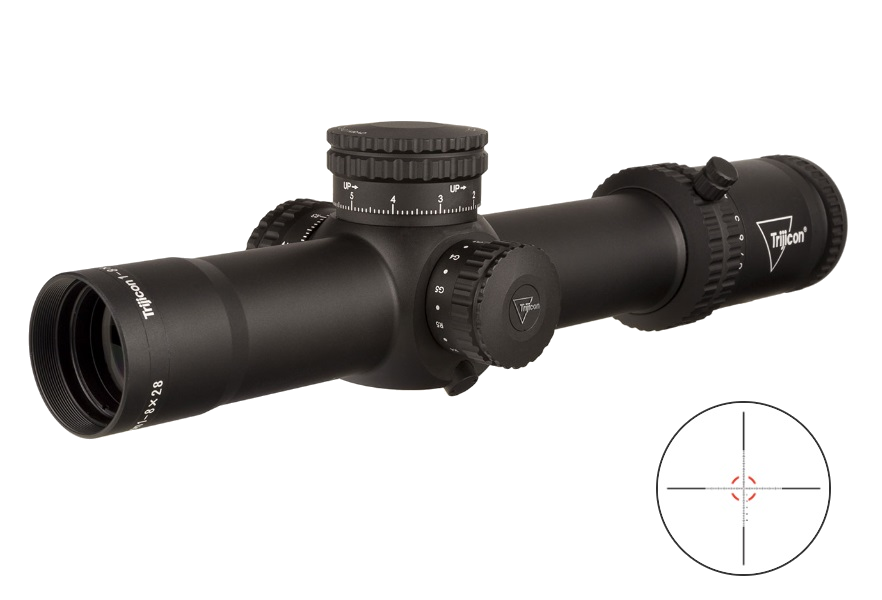 Trijicon Credo 1-8x28 Riflescope – MRAD Green/Red Segmented Circle