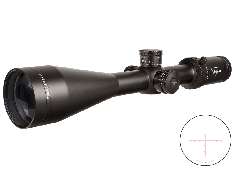 Trijicon Credo HX 2.5-15x56 Riflescope – MOA Center Dot Red
