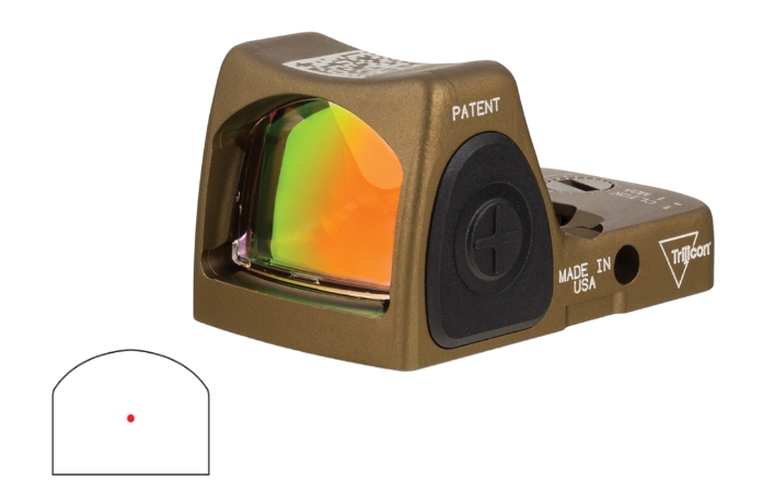 Trijicon RMR Type 2 Adjustable LED HRS 3.25 MOA Red Dot Sight