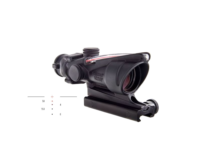 Trijicon ACOG 4x32 .300 Blackout Riflescope – Dual-Illuminated Red Crosshair, Black