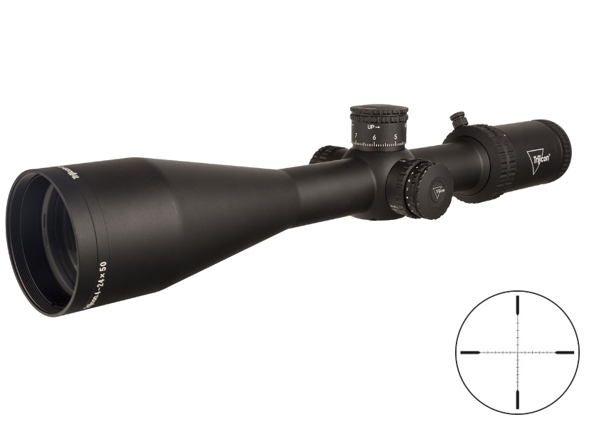 Trijicon Tenmile 4-24x50 Riflescope – MRAD Red Ranging