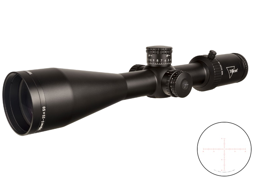Trijicon Tenmile HX 5-25x50 Riflescope – MOA Center Dot Red