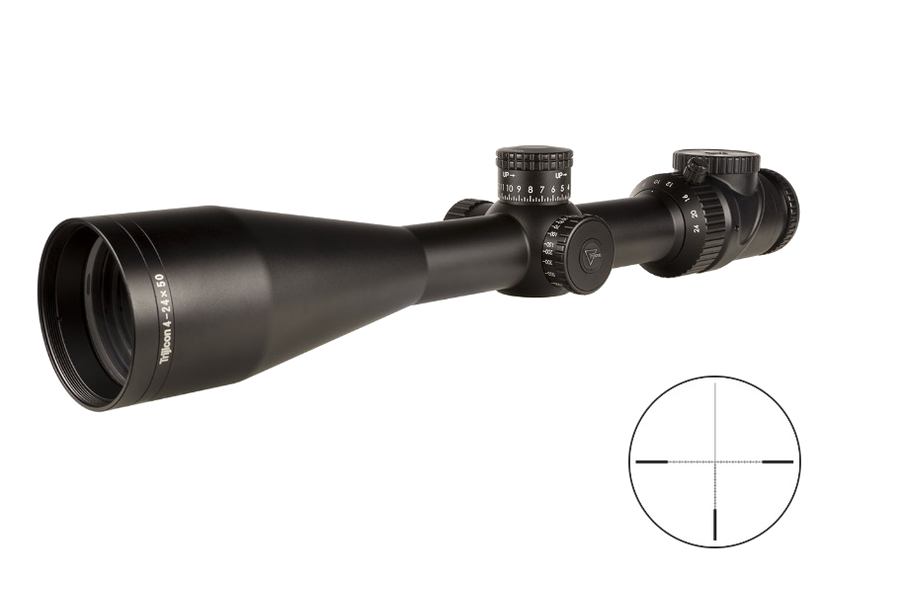 Trijicon AccuPoint 4-24x50 Riflescope – MOA Ranging Green Dot