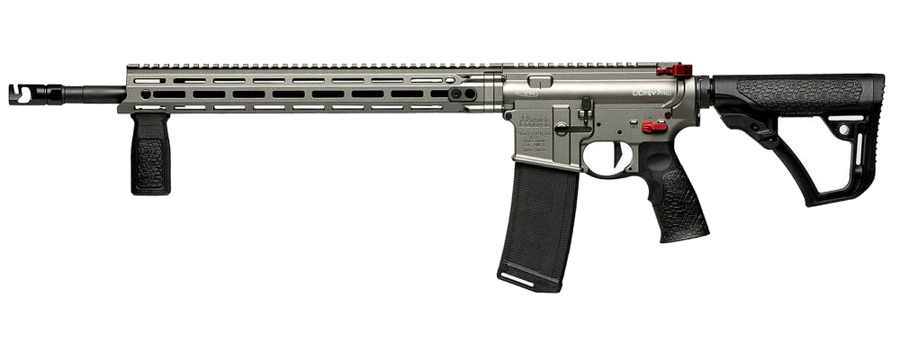 Daniel Defense DDM4 V7 Pro Series .223 Rem / 5.56 NATO Rifle – 18", 32+1, Metal Grey, Collapsible / Folding Stock Daniel Defense Soft Touch