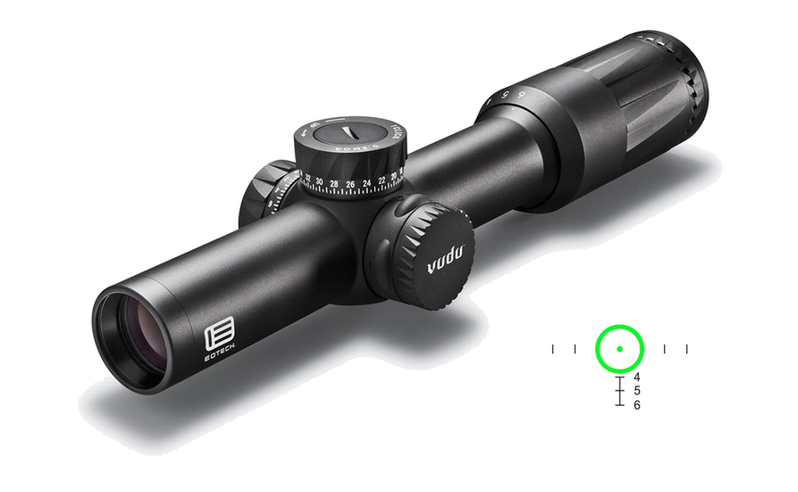 EOTech Vudu Precision Rifle 1-6x24 Riflescope – SR-2 7.62 BDC MOA - Green