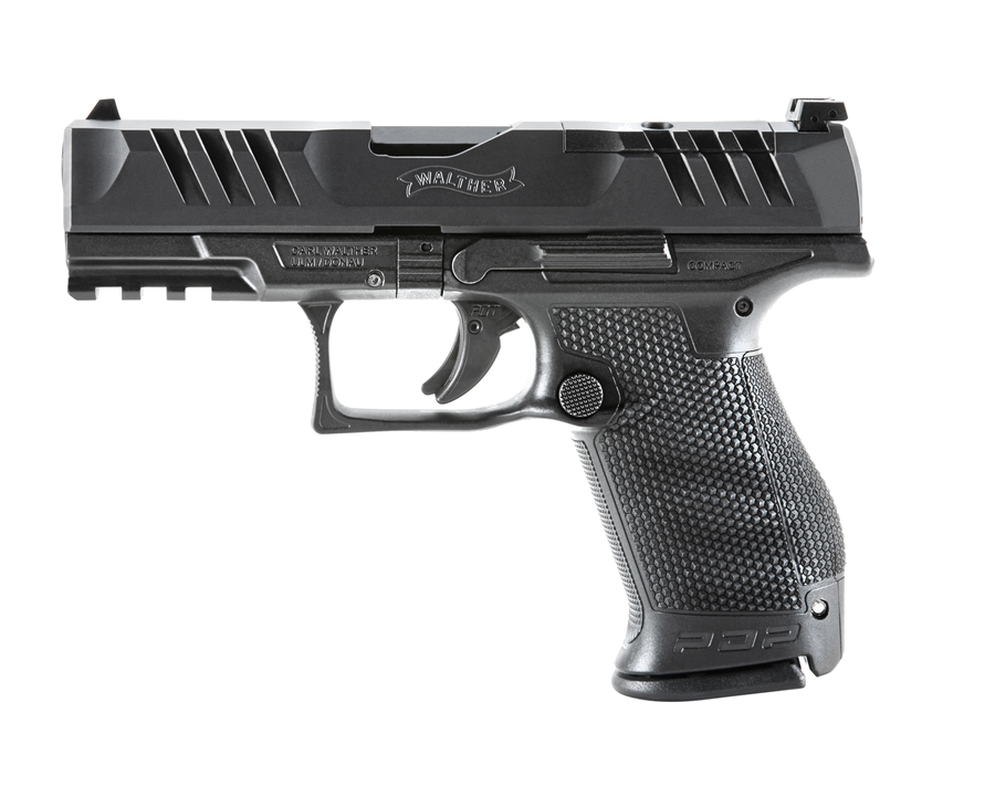 Walther PDP Compact 9mm Pistol – Black, 4" Barrel