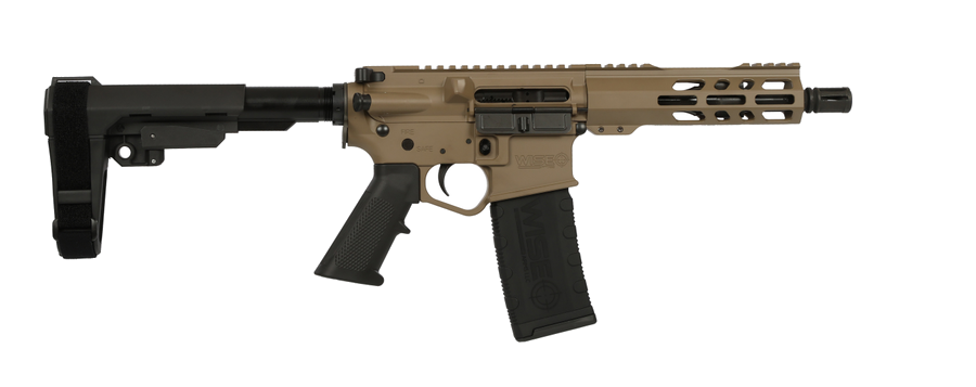Wise Arms Wa-15b .300 Blackout Pistol – 7.5" Barrel, FDE
