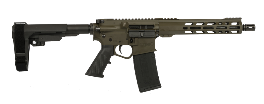 Wise Arms Wa-15b .300 Blackout Pistol – 10.5" Barrel, OD Green