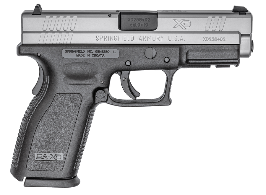 Springfield Armory XD Service 9mm Pistol – Stainless
