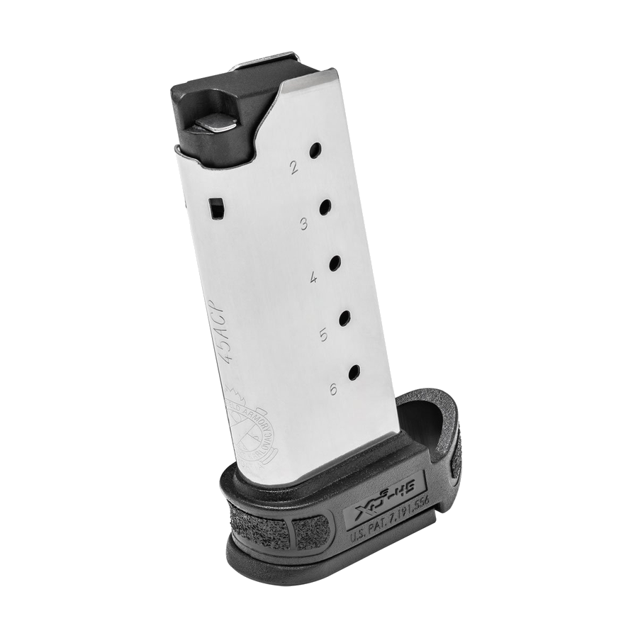 Springfield Armory XD-S Mod.2 .45 ACP 6-Round Magazine – Stainless