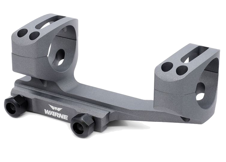 Warne Fixed MSR / Picatinny rail Optic Mount – 30mm, Grey