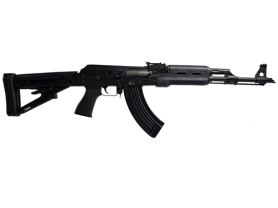 Zastava Arms USA Zpap M70 7.62 x 39mm Rifle – 16.25", 30+1, Blued, Collapsible / Folding Stock Black Polymer Furniture, Open Rifle Sights