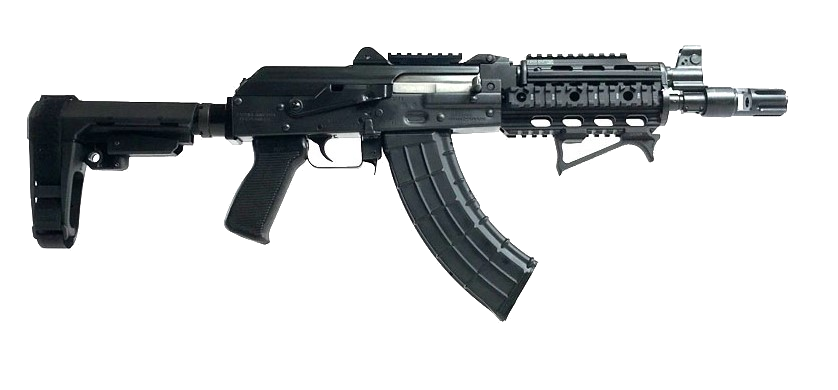 Zastava Arms USA Zpap M92 7.62 x 39mm Pistol – Black, Pistol Brace
