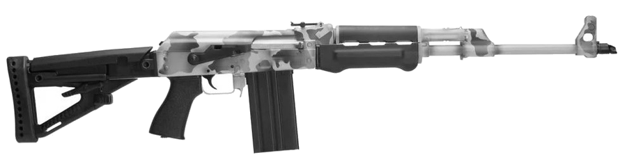 Zastava Arms USA Zpap M77 .308 Win Rifle – Collapsible / Folding Black Polymer