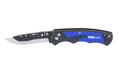 AccuSharp 3.5" Razor Blu/Black Knife