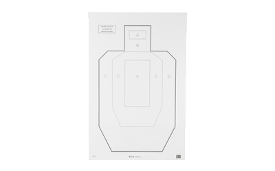Action Target Uspsa Paper 100-Pack