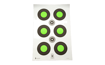 Action Target Trident Blseye Green 100-Pack