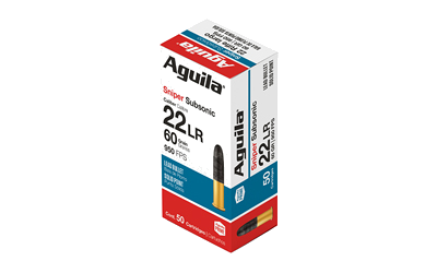 Aguila Ammunition .22 LR 60 Grain Ammunition – 50 Rounds