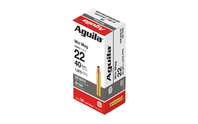 Aguila .22 Magnum 40 Grain SP Ammunition – 50 Rounds