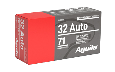 Aguila .32 ACP 71 Grain Full Metal Jacket Ammunition – 50 Rounds