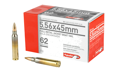 Aguila 5.56 NATO 62 Grain Full Metal Jacket Ammunition – 50 Rounds