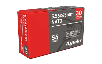 Aguila Ammunition 5.56 NATO 55 Grain Full Metal Jacket Ammunition – 30 Rounds