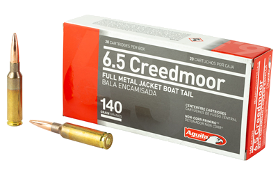Aguila 6.5 Creedmoor 140 Grain Full Metal Jacket Ammunition – 20 Rounds