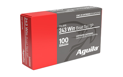 Aguila Ammunition .243 Win 100 Grain SP Ammunition – 20 Rounds