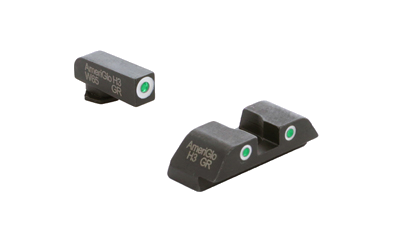 AmeriGlo Clsc 3 Dot for Glock Wht/Green