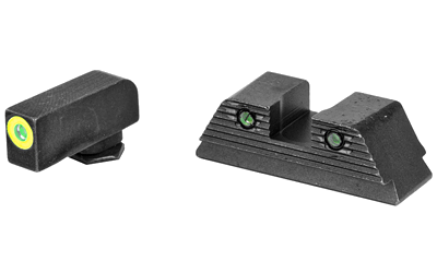 AmeriGlo Trooper LumiGreen Night Sights for Glock Gen 5 9mm/.40