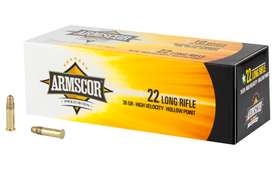Armscor .22 LR 36 Grain Hollow Point Ammunition – 50 Rounds