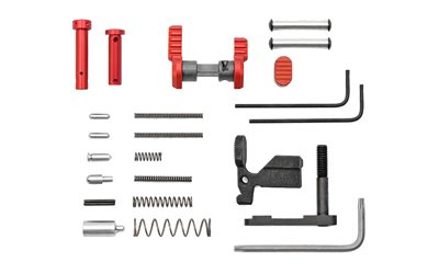 Armaspec Superlight Gunbuilder Lower Parts Kit – Red