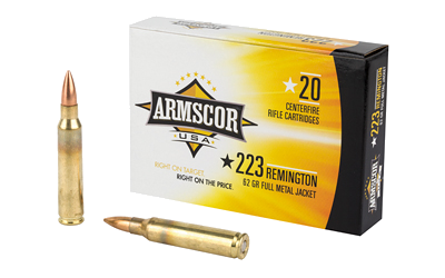 Armscor .223 Rem 62 Grain Full Metal Jacket Ammunition – 20 Rounds