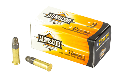 Armscor .22 LR 40 Grain Ammunition – 50 Rounds