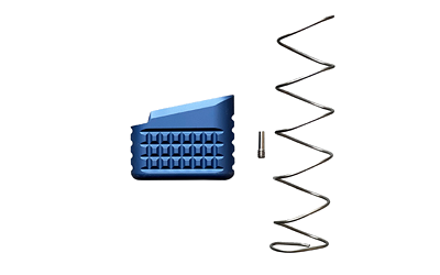 Backup Tactical Extended for +5 Blu Glock 19/23 Magazine Extension