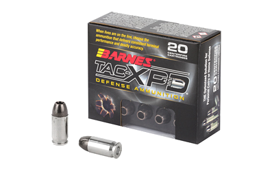 Barnes Tac-XPD .380 ACP 80 Grain Hollow Point Ammunition – 20 Rounds