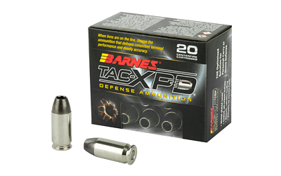 Barnes Tac-XPD .45 ACP 185 Grain Hollow Point Ammunition – 20 Rounds