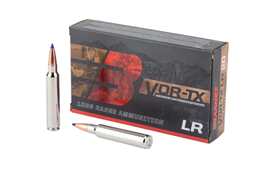 Barnes Vor-Tx LR 338rum 250 Grain Ammunition – 20 Rounds