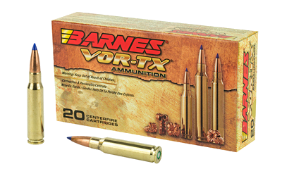 Barnes Vor-Tx .308 Win 168 Grain Ammunition – 20 Rounds
