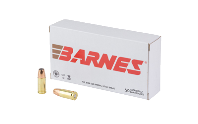 Barnes Defense 9mm 124 Grain Jacketed Hollow Point Ammunition – 20 Rounds
