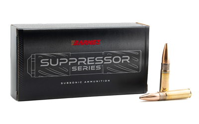 Barnes Barns Suppressor Optimized .300 Blackout 220 Grain Jacketed Hollow Point Ammunition – 20 Rounds