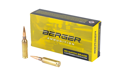 Berger Bullets Lrht 6mm Creedmoor 109 Grain Ammunition – 20 Rounds