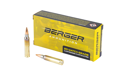 Berger Bullets .223 Rem 73 Grain Ammunition – 20 Rounds