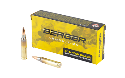 Berger Bullets .223 Rem 77 Grain OTM Ammunition – 20 Rounds
