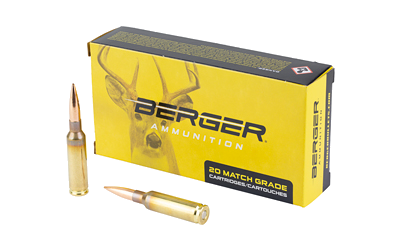 Berger Bullets Clasc Hntr 6.5 Creedmoor 135 Grain Ammunition – 20 Rounds
