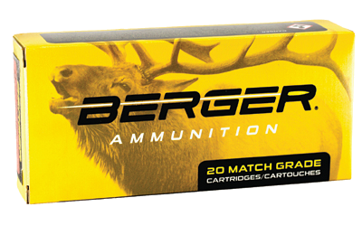 Berger Bullets Elite Hnt 6.5prc 6.5 PRC 156 Grain Ammunition – 20 Rounds