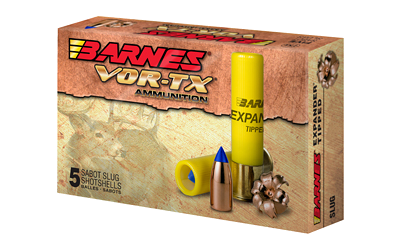 Barnes Vor-Tx 20 Gauge 250 Grain SLUG Ammunition – 5 Rounds