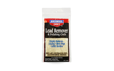 Birchwood Casey Lead Remover with Cloth 6x9 Cleaning Product