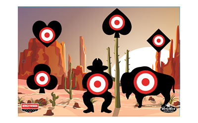 Birchwood Casey Dirty Bird Aces High Target 6-Pack